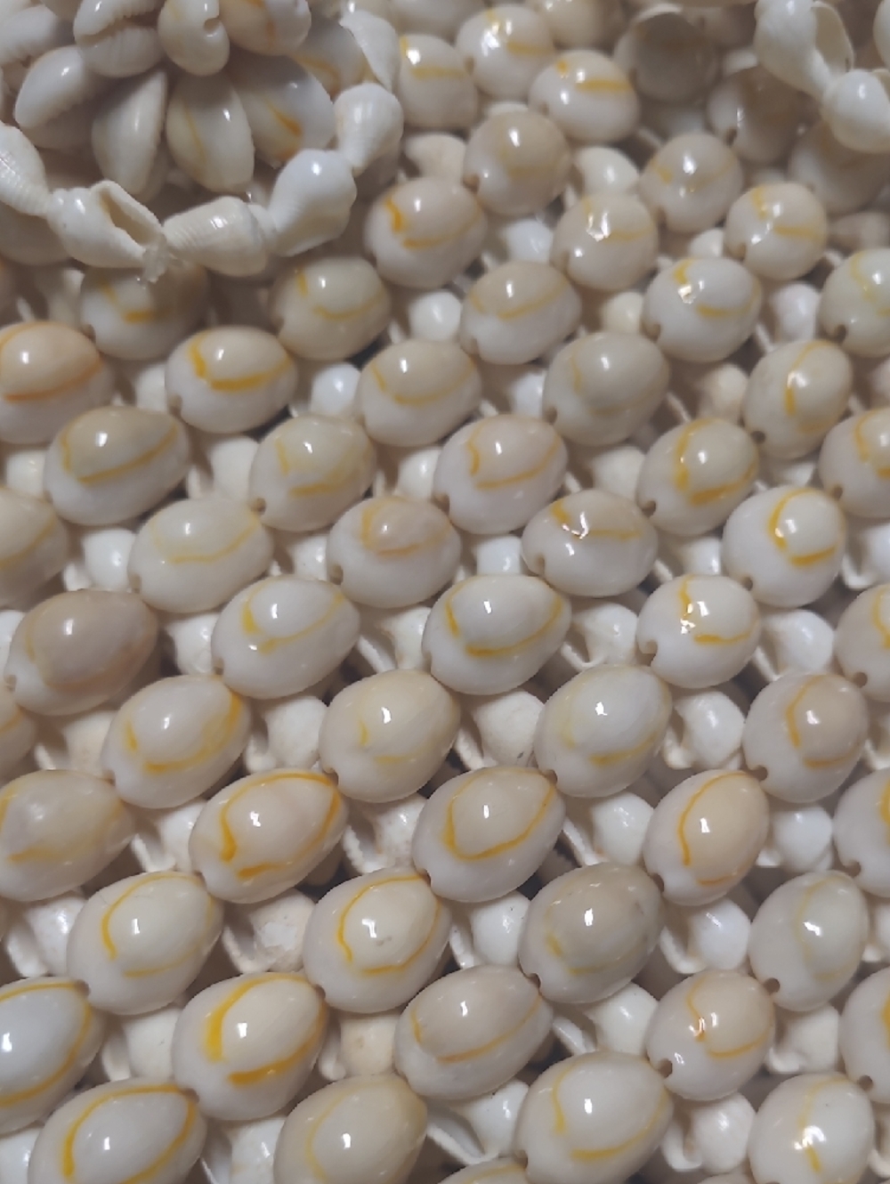 Handcrafted Cream Beaded Shell Shoulder Bag - Picture 3 of 5